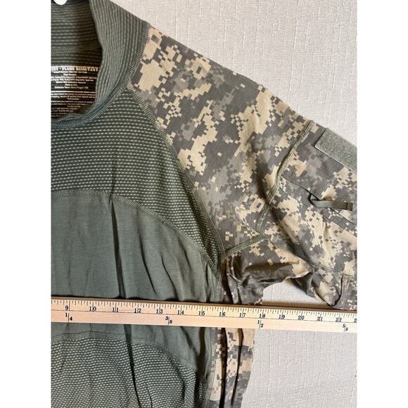 Army Combat Shirt Flame Resistant Size Medium Team Soldier Camo Tactical Long - Picture 4 of 11